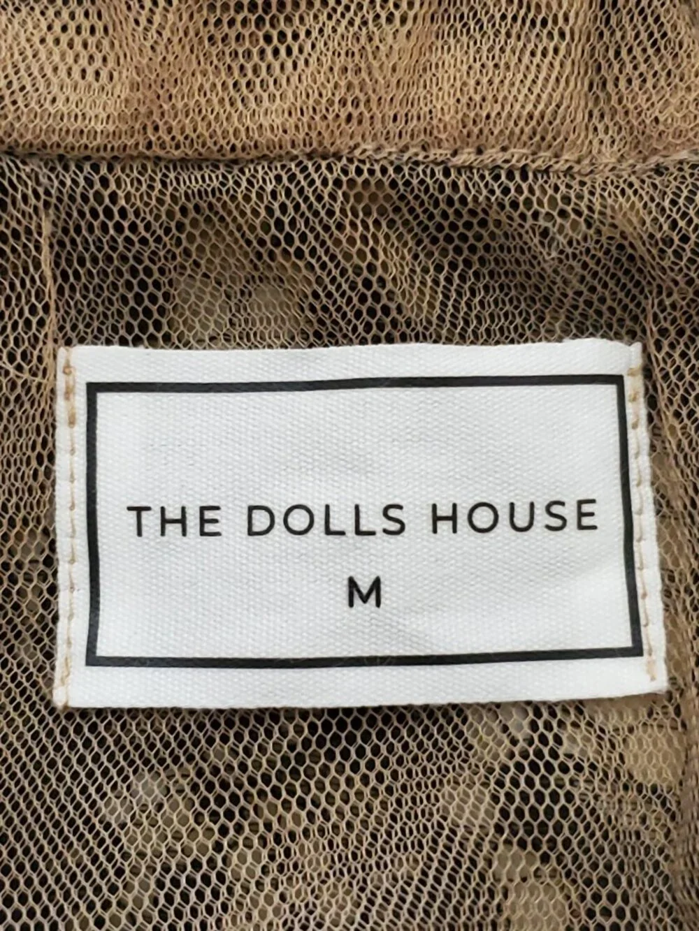 The Dolls House Flora Black Lace Romper Size Medium